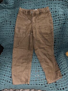 Women’s Brown barrel jeans